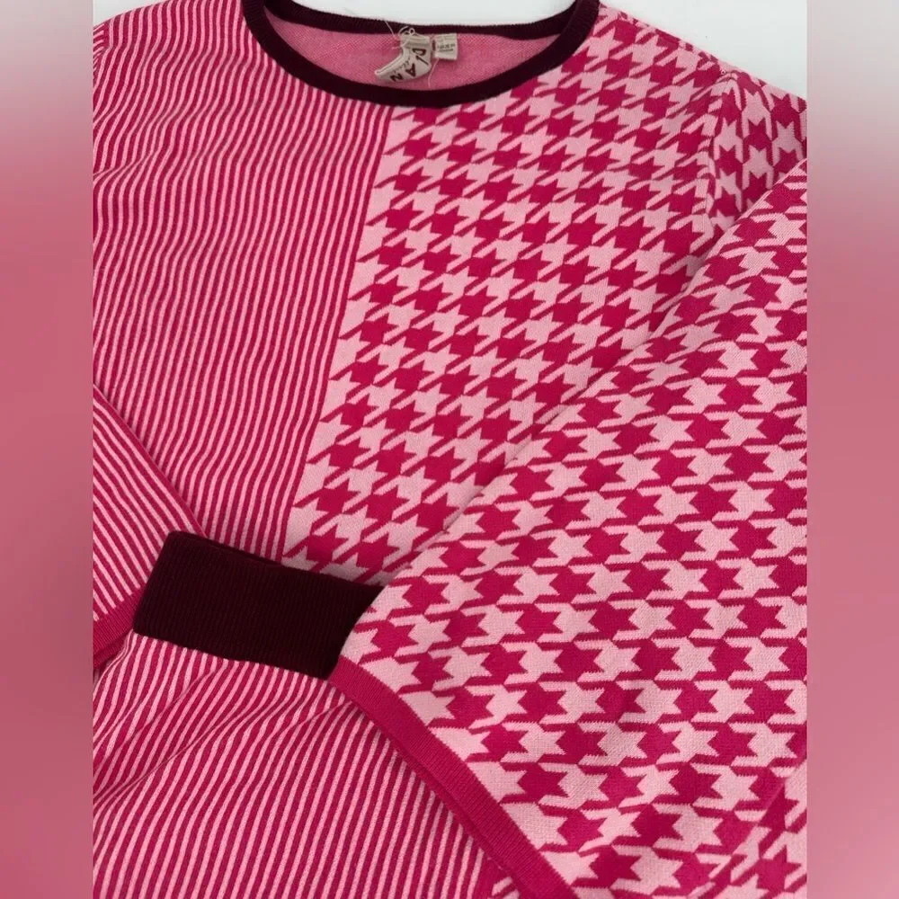 Anthropologie Dolan Left Coast 2 Piece Sierra Lounge Set Raspberry Pink